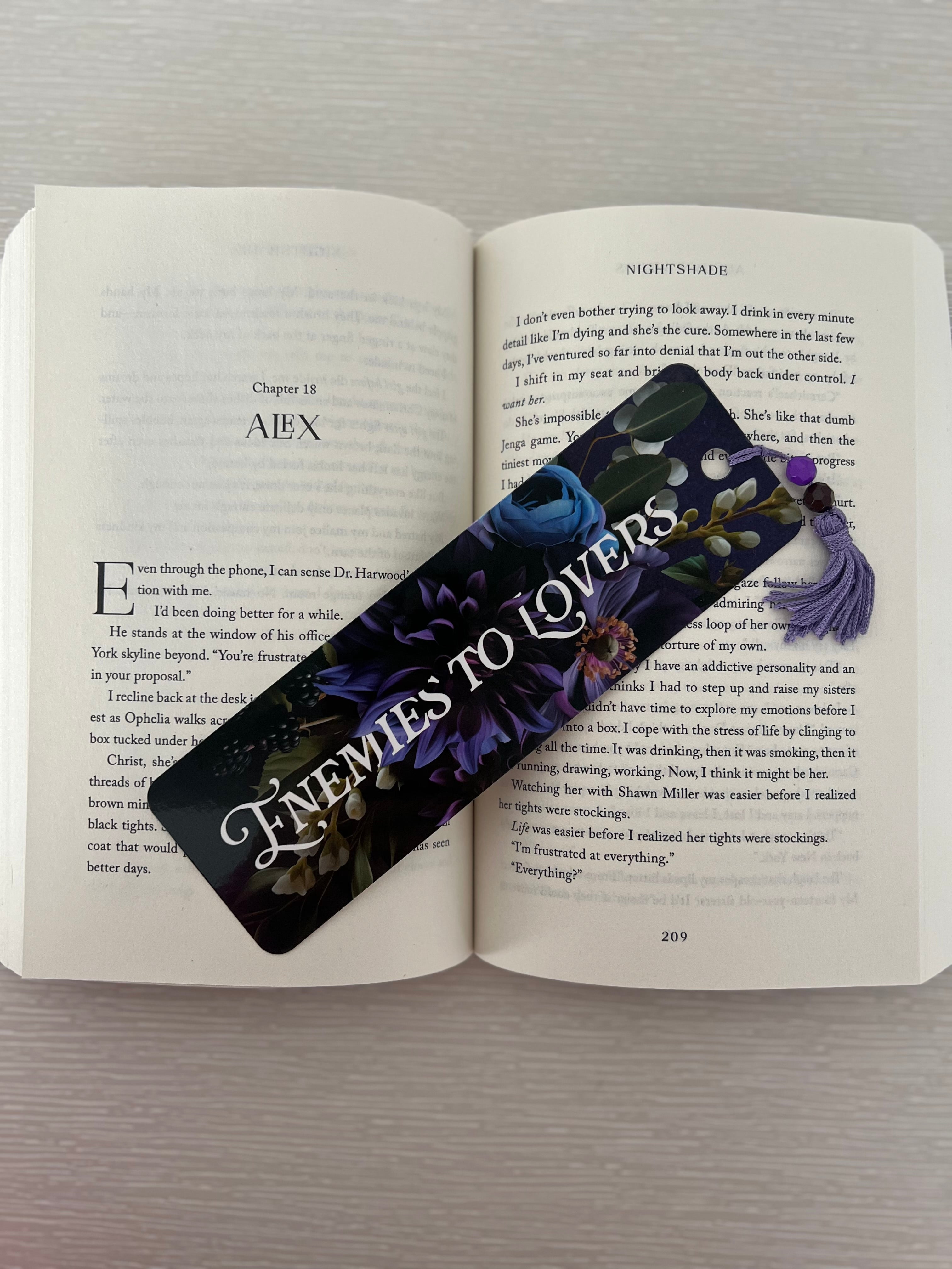 Enemies to lovers bookmark