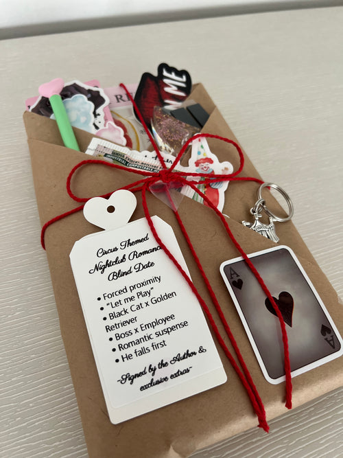 Circus Themed nightclub blind date with a book