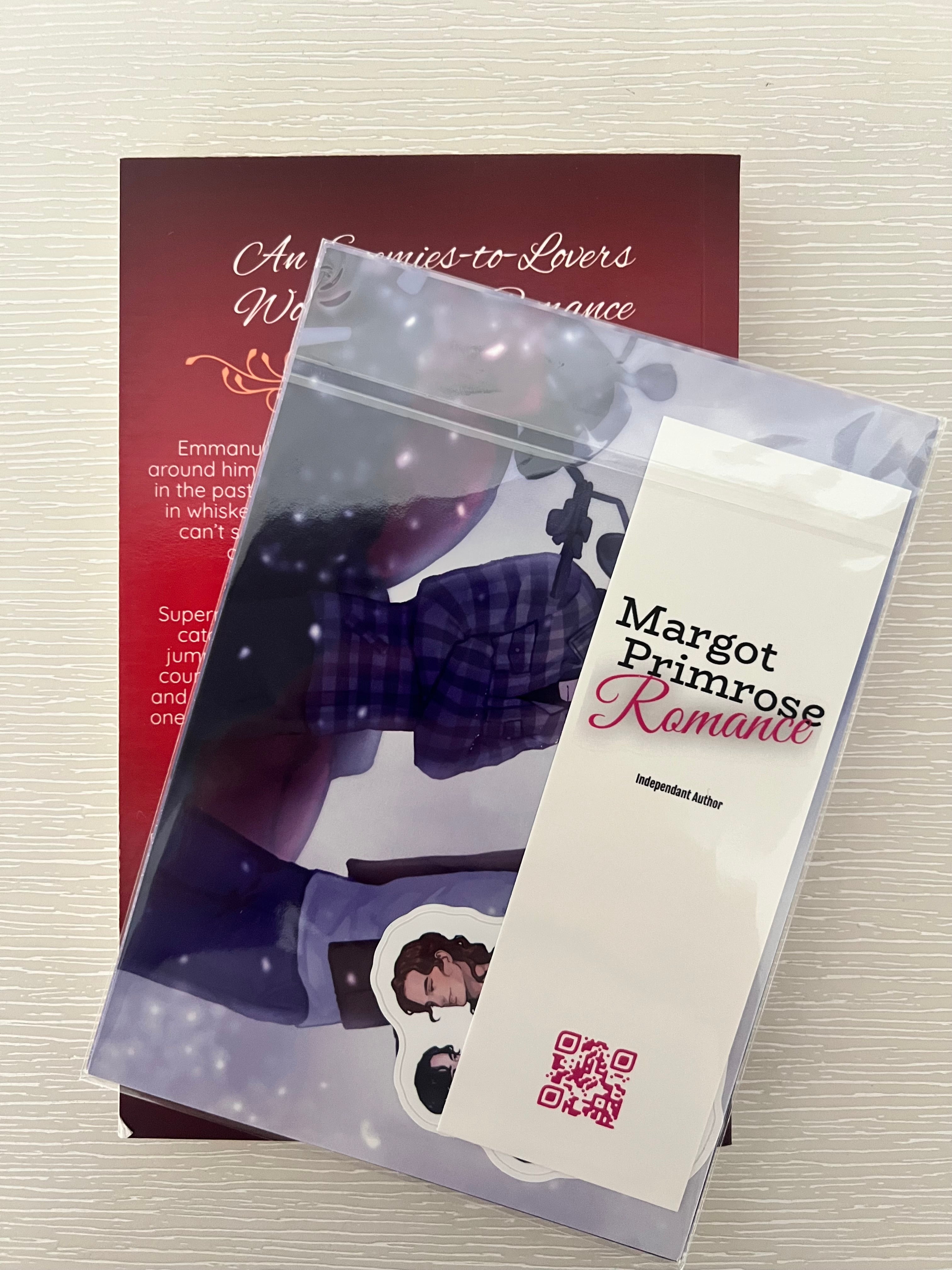 Hunter & the Hunted by Margot Primrose paperback with character art & extras