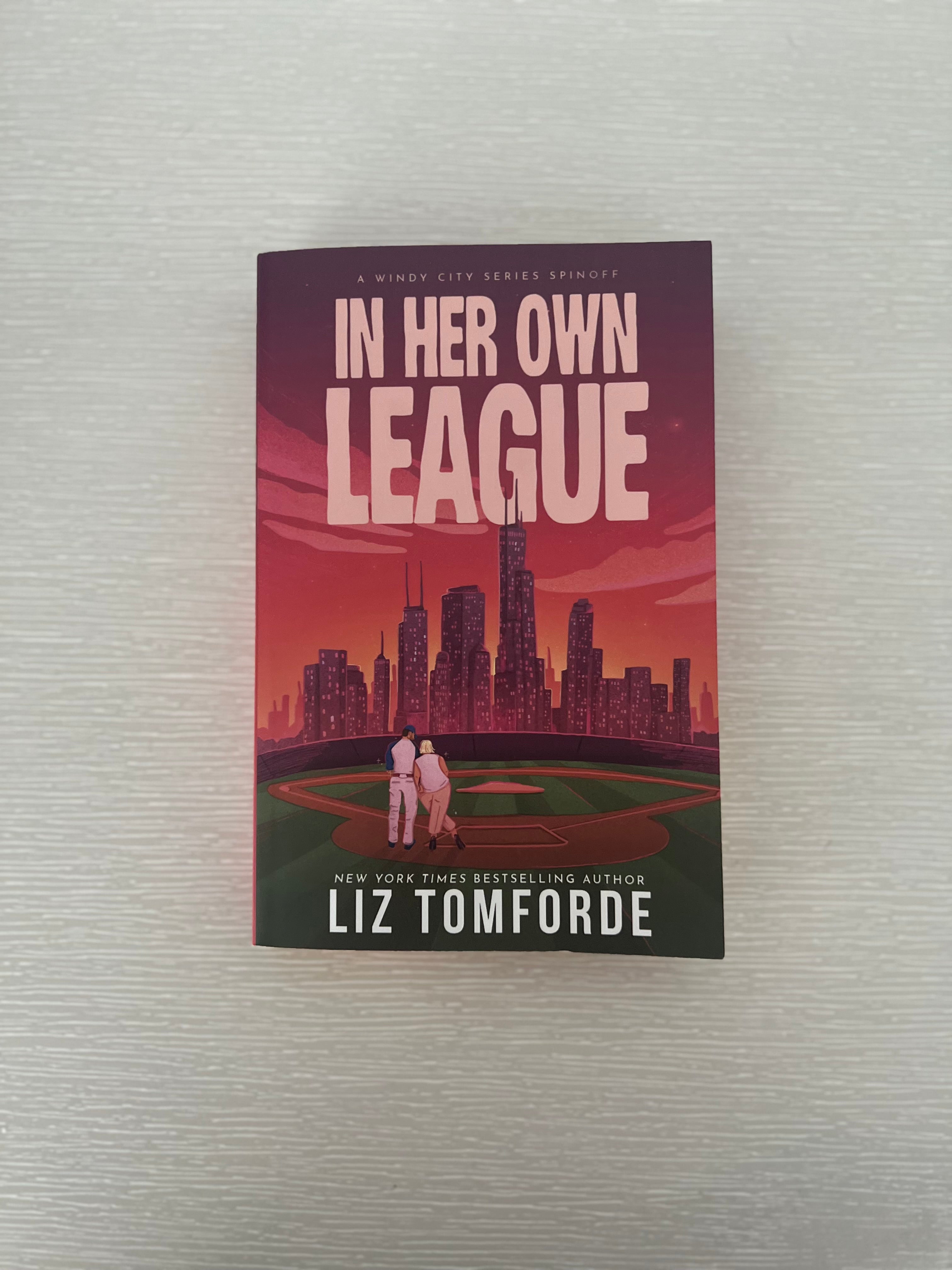 In Her Own League by Liz Tomforde special edition with sprayed edges