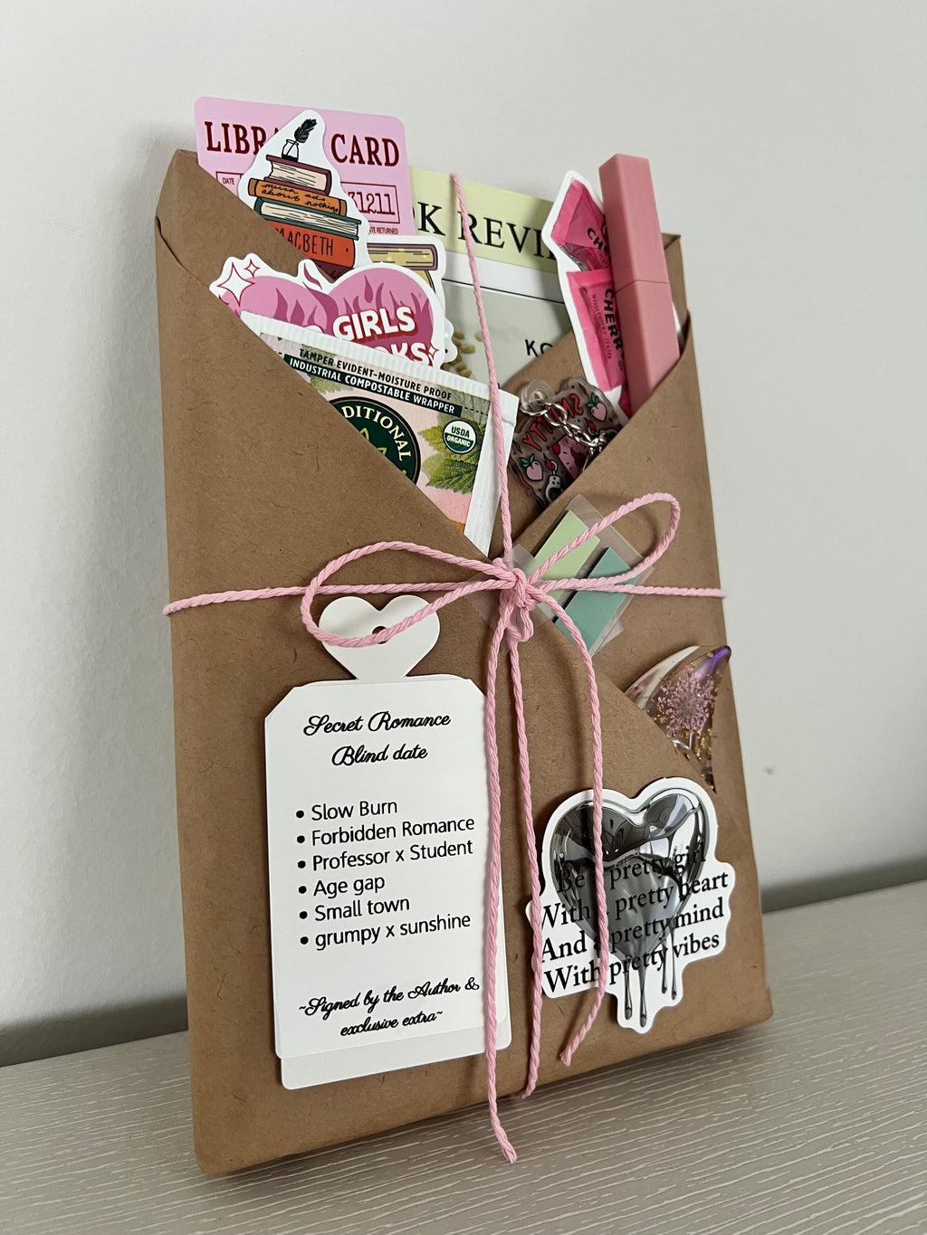 Secret romance blind date with a book