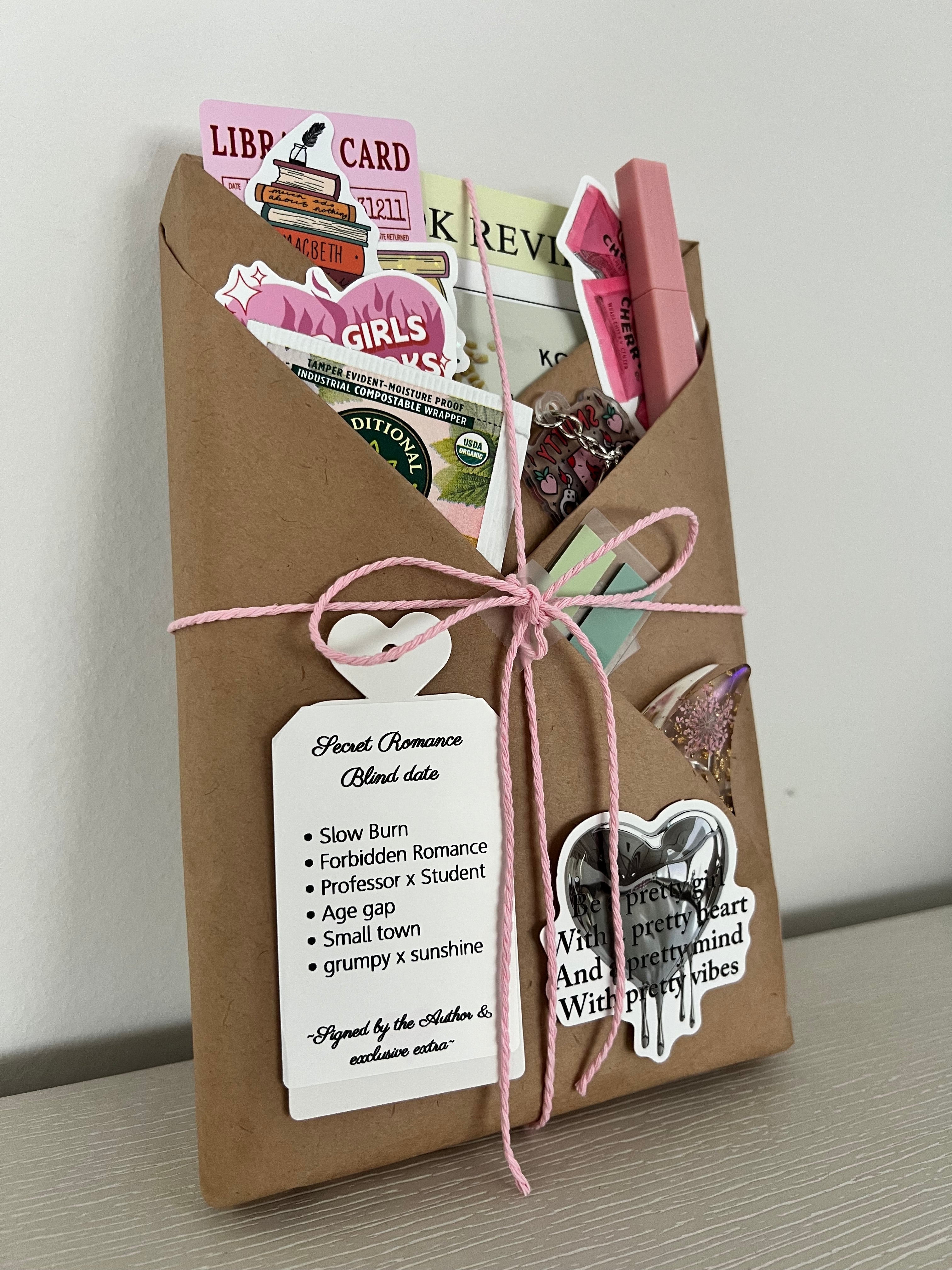Secret romance blind date with a book