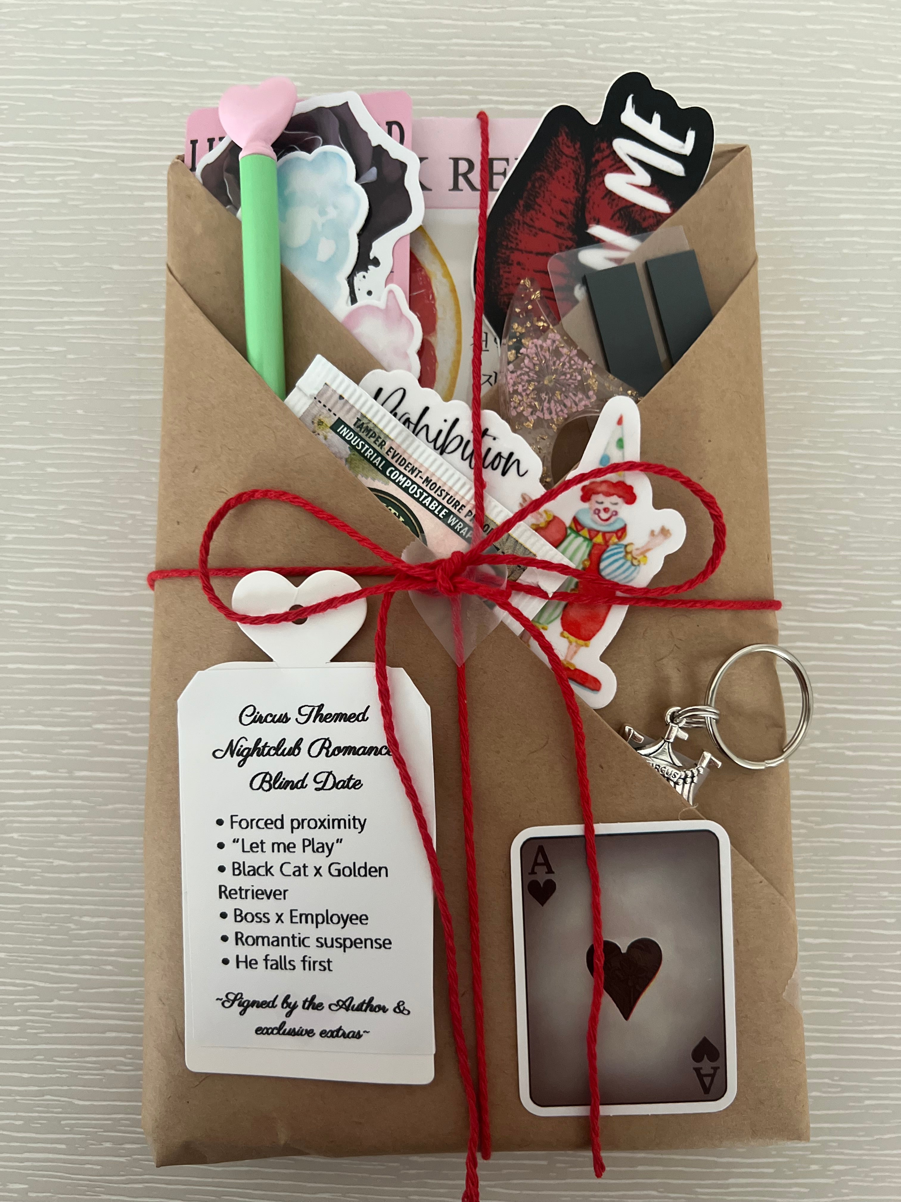 Circus Themed nightclub blind date with a book