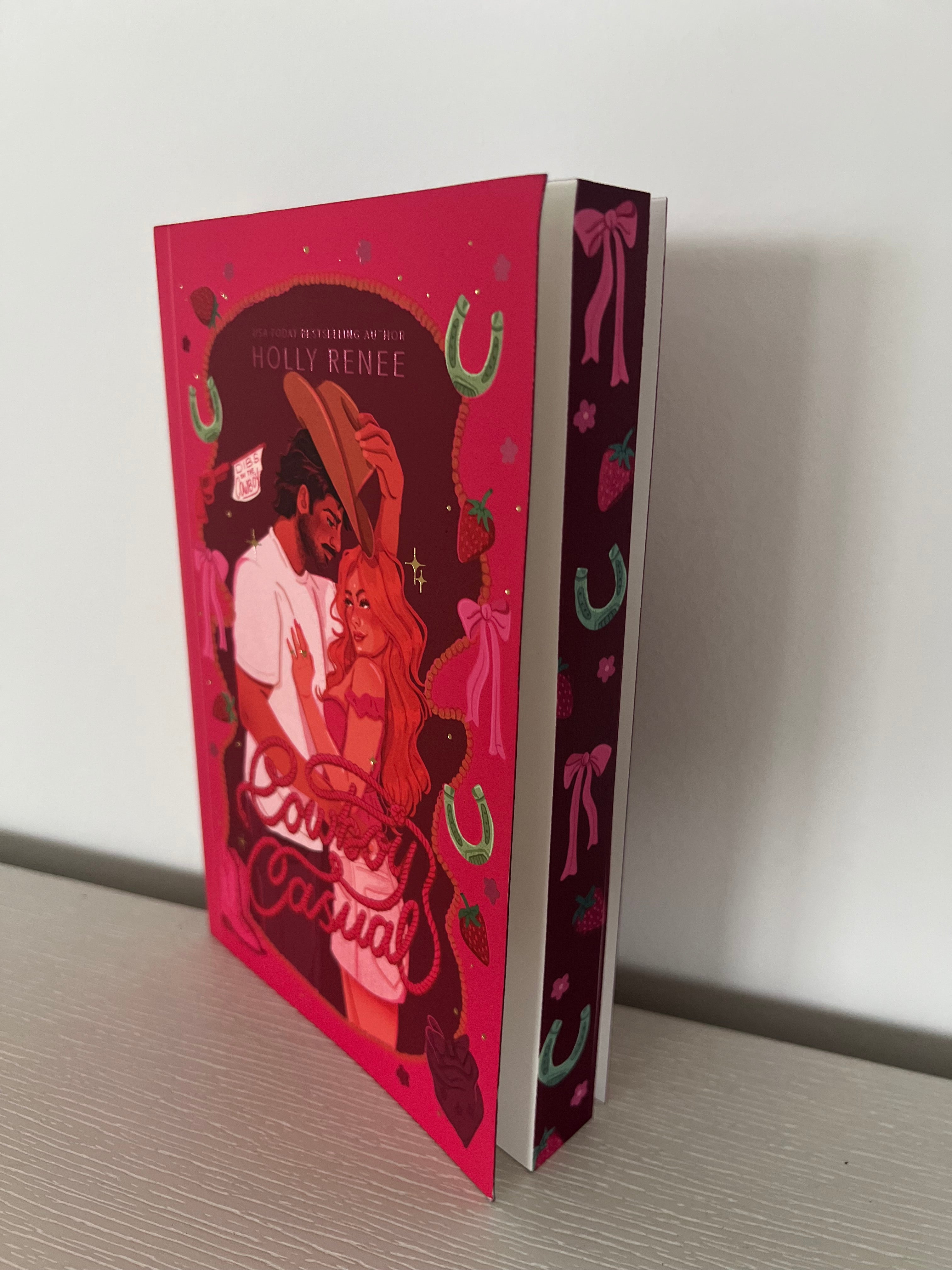 Cowboy Casual: Indie Bookstore Exclusive Paperback Gold Foil with Sprayed Edges Signed edition