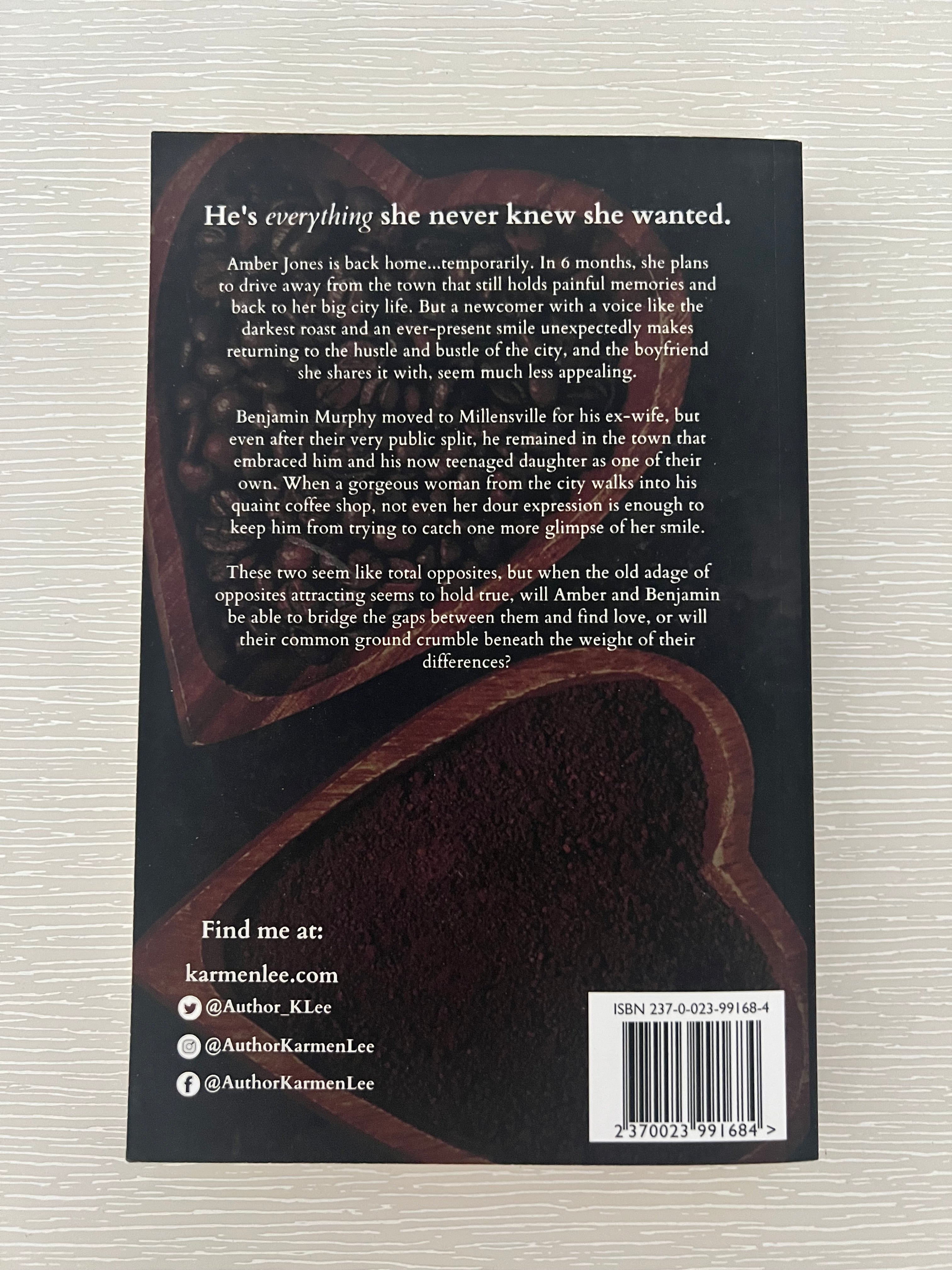 Cups of you signed paperback by Karen Lee