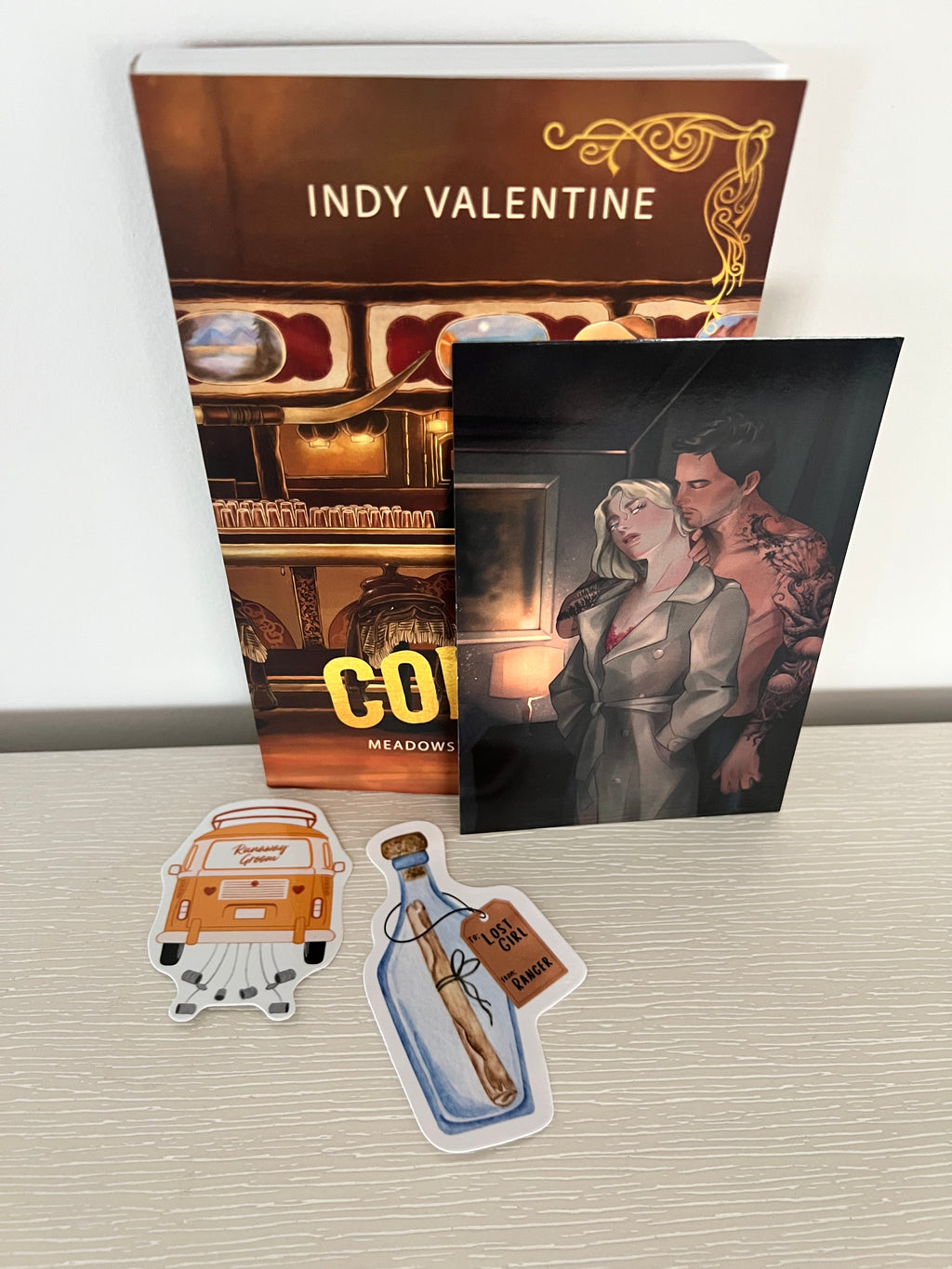 Collie by Indy Valentine signed special edition with character art & extras
