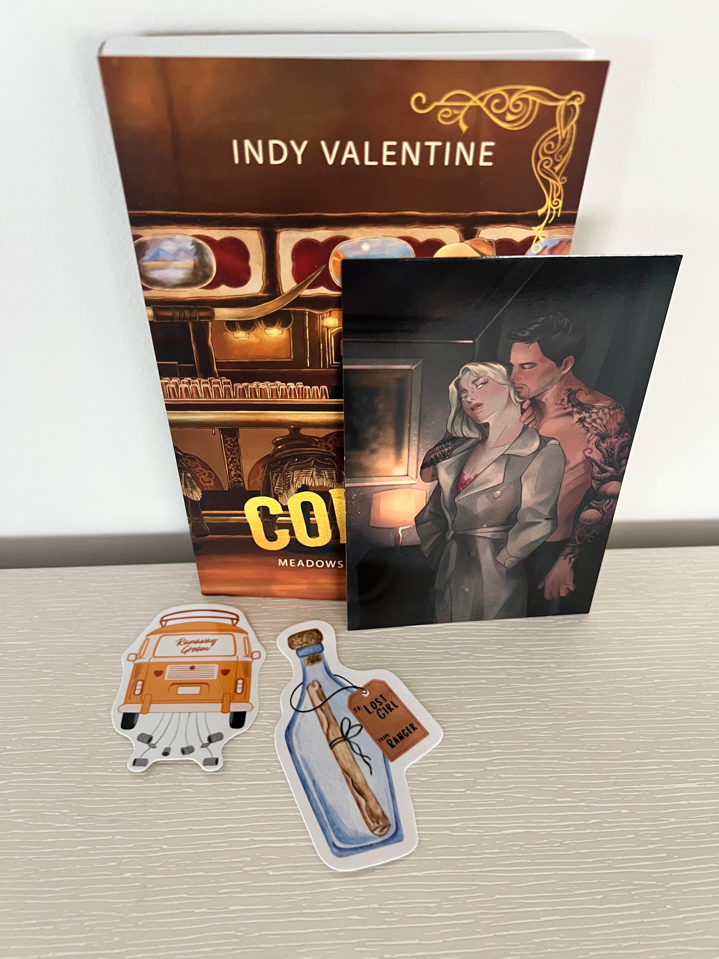 Collie by Indy Valentine signed special edition with character art & extras