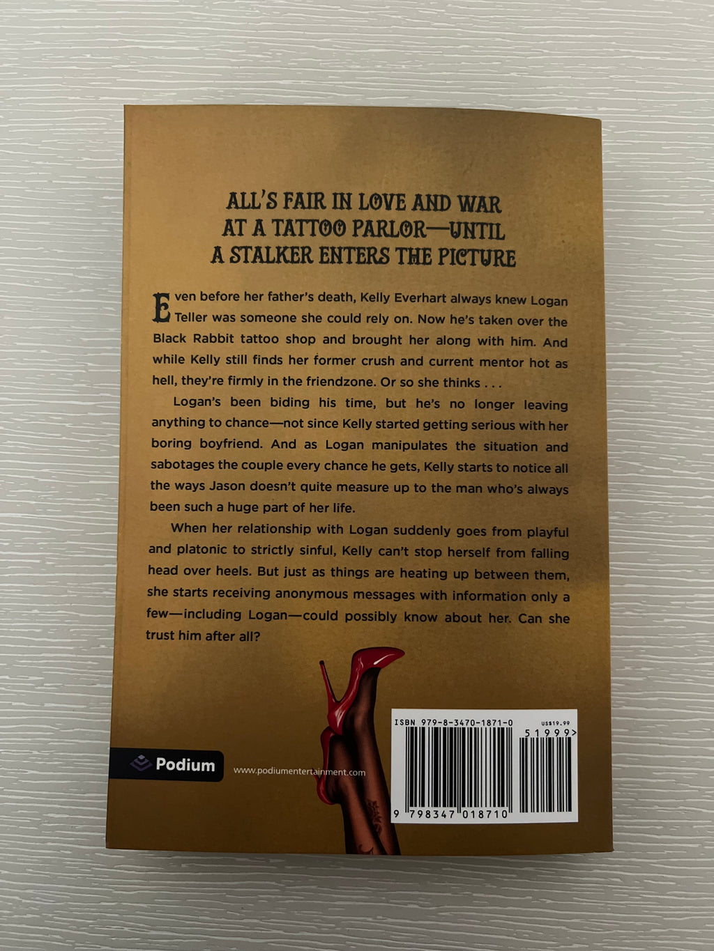 Of Ink and Alchemy by Sloane St. James. Deluxe edition, sprayed edges.