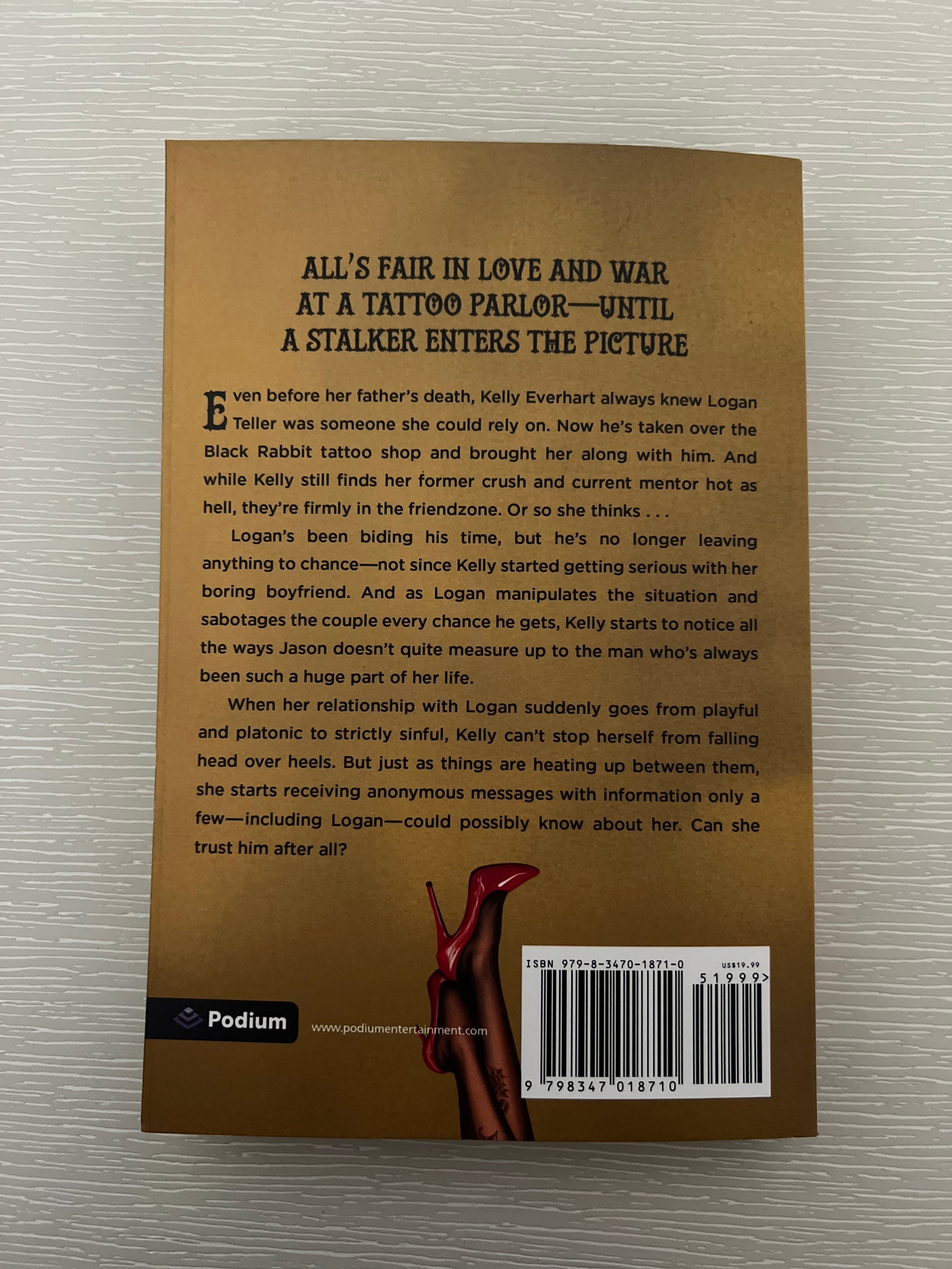 Of Ink and Alchemy by Sloane St. James. Deluxe edition, sprayed edges.