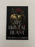 My Brutal Beast paperback novella By Melissa Cummings