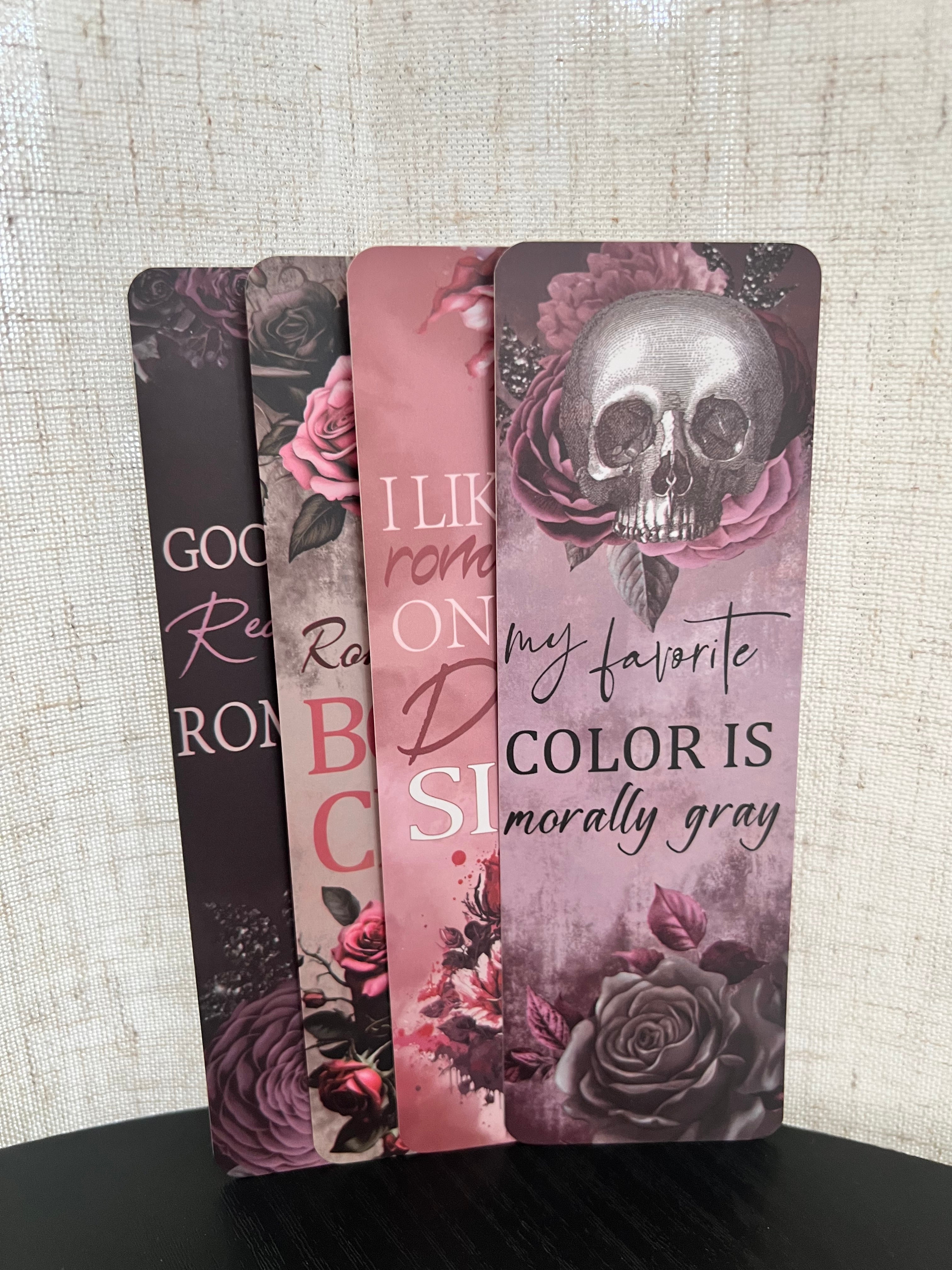 Dark romance bookmark bundle