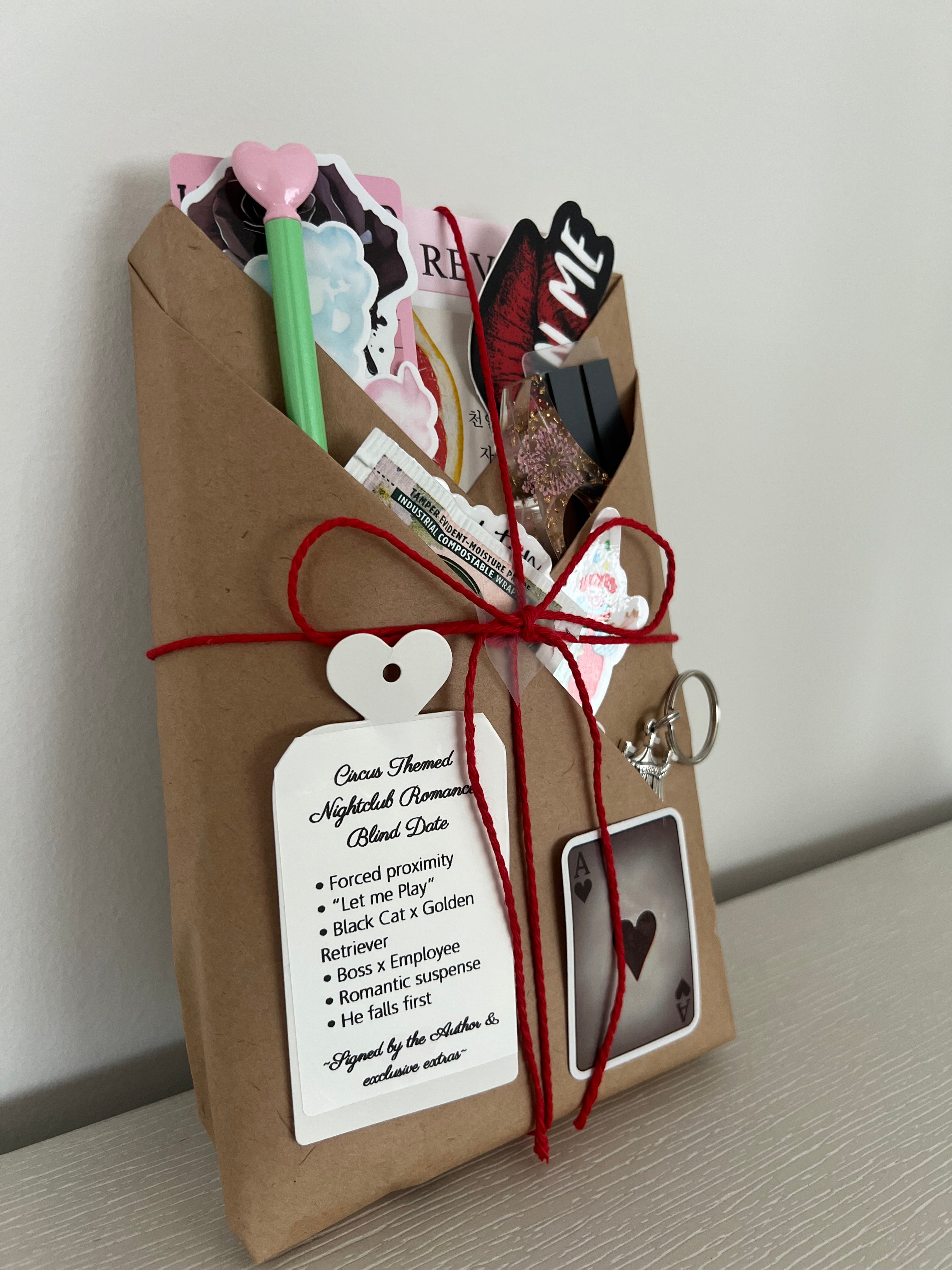 Circus Themed nightclub blind date with a book