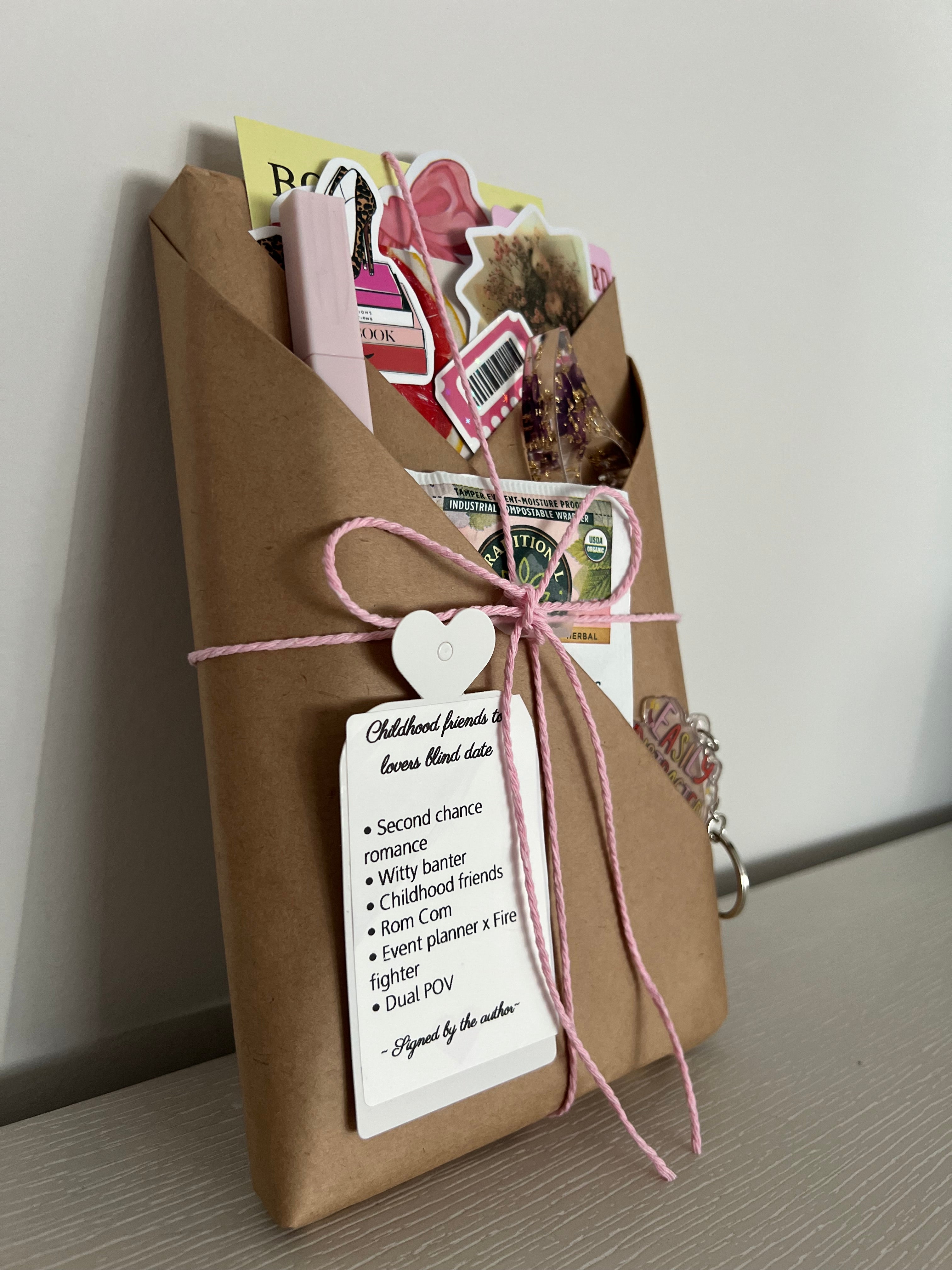 Childhood friends to lovers blind date with a book