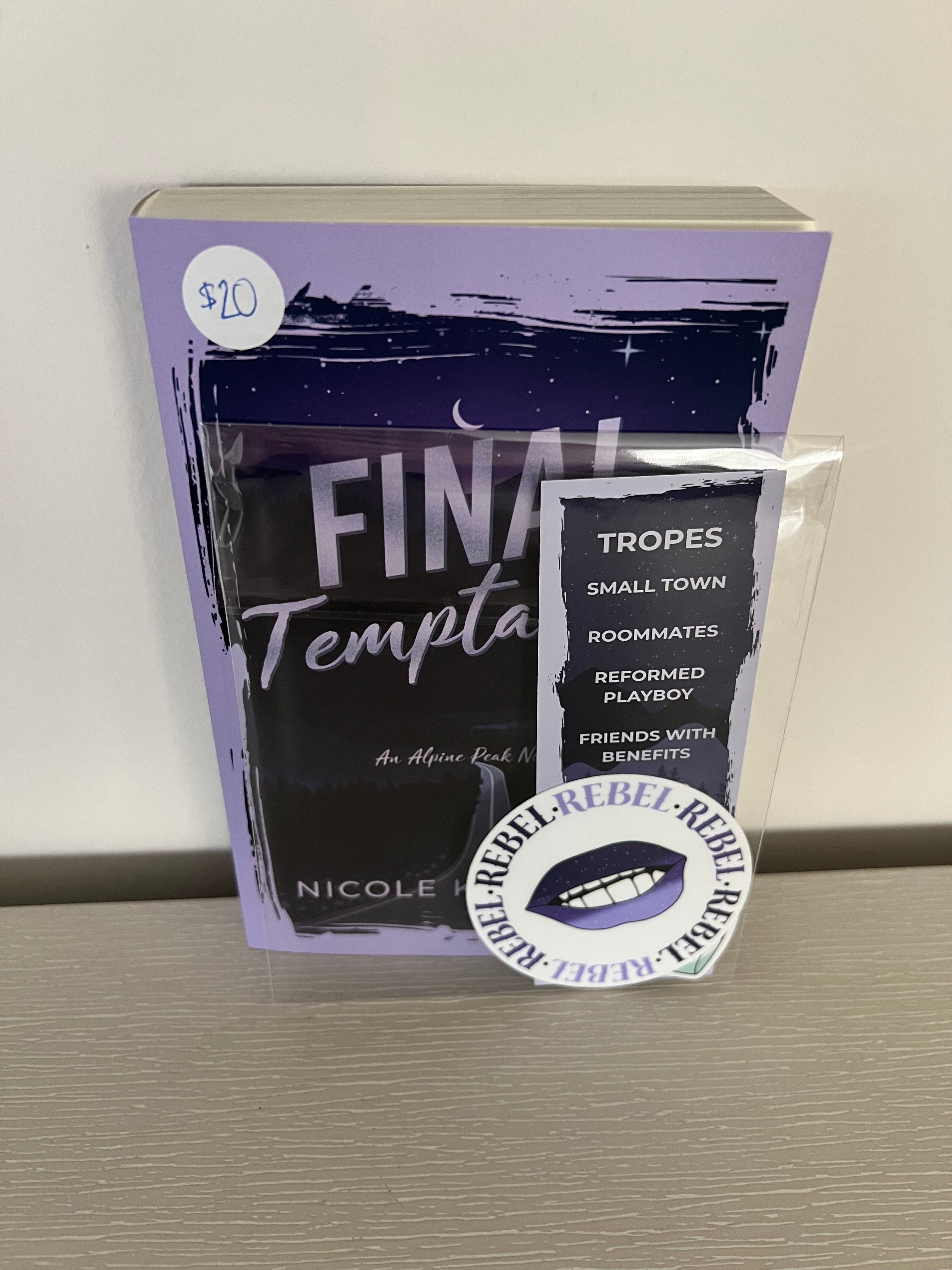 Final temptation by Nicole Kennedy signed edition with extras