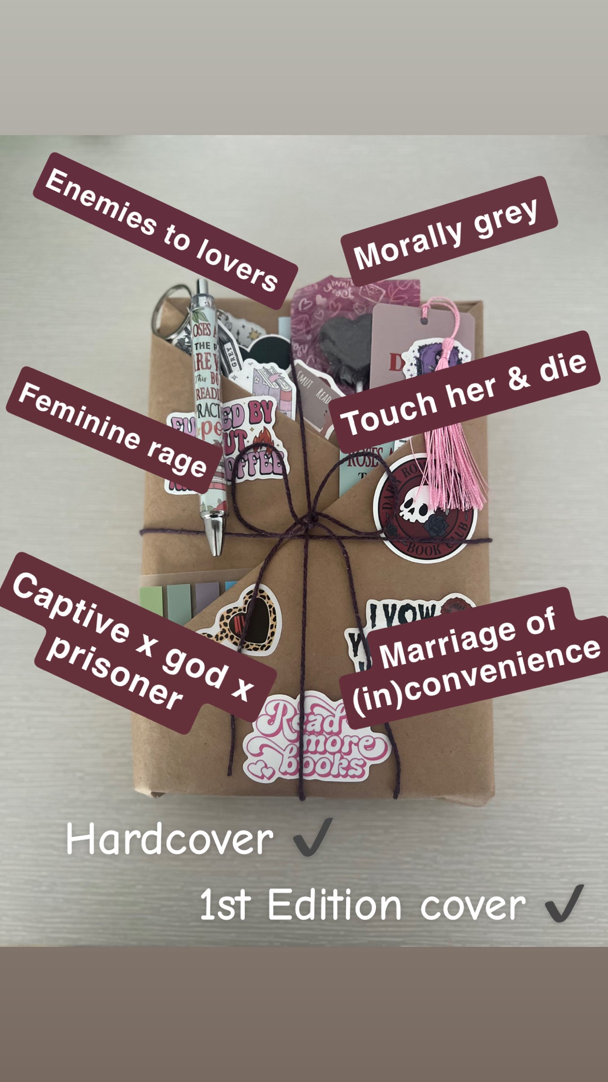 Dark marriage of convenience Blind date with a book