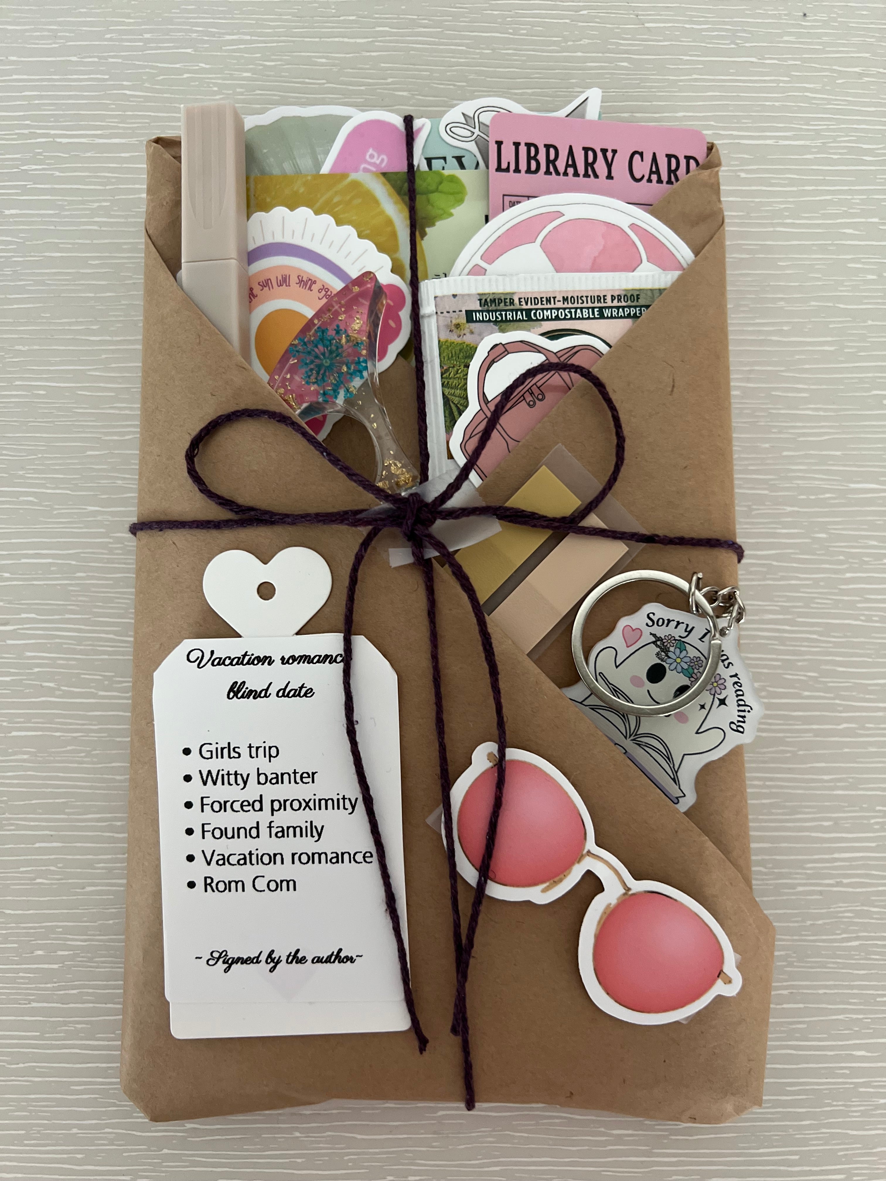 Vacation romance blind date with a book