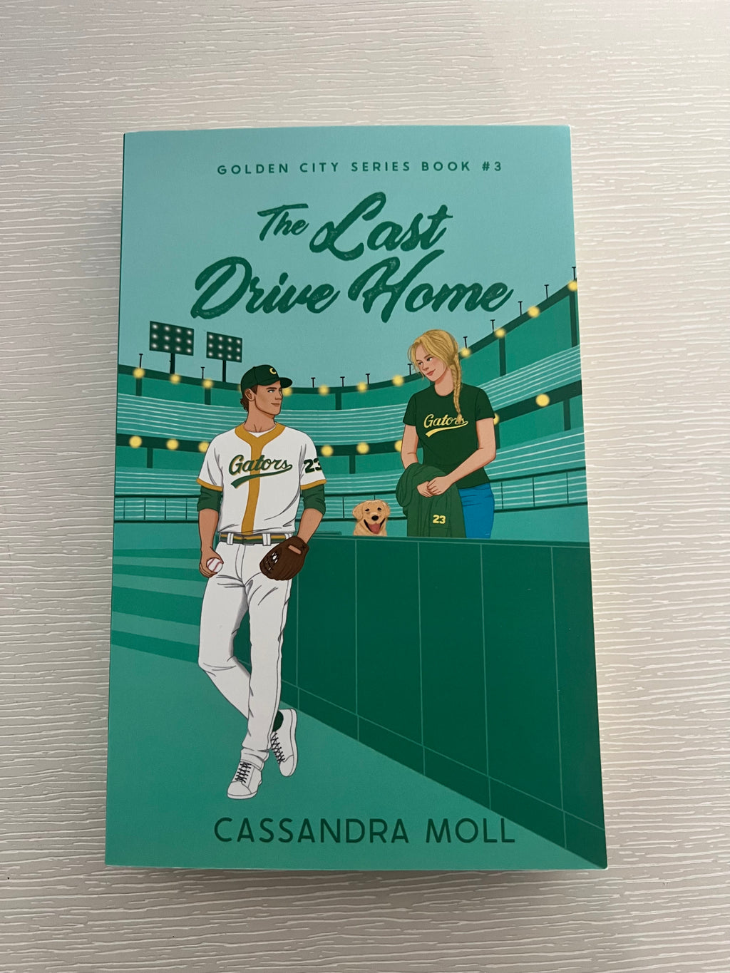 The Last Drive Home by Cassandra Moll signed paperback with bookmark