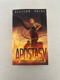 The Apostasy by Allison Paige signed paperback