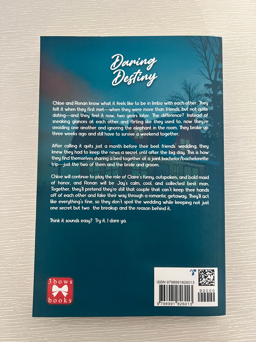 Daring Destiny by Cassandra Moll paperback signed edition with bookmark