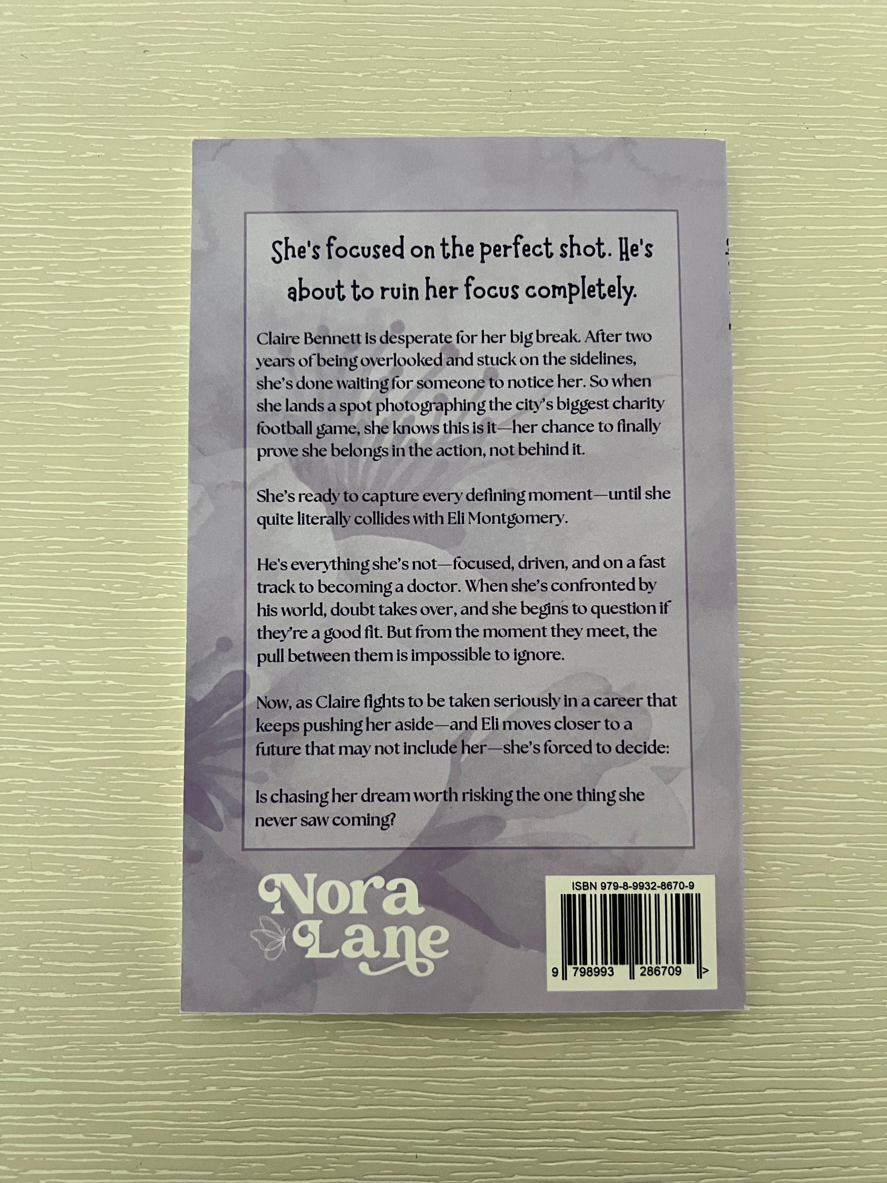 Captured for love signed paperback novelette by Nora Lane with character art & swag