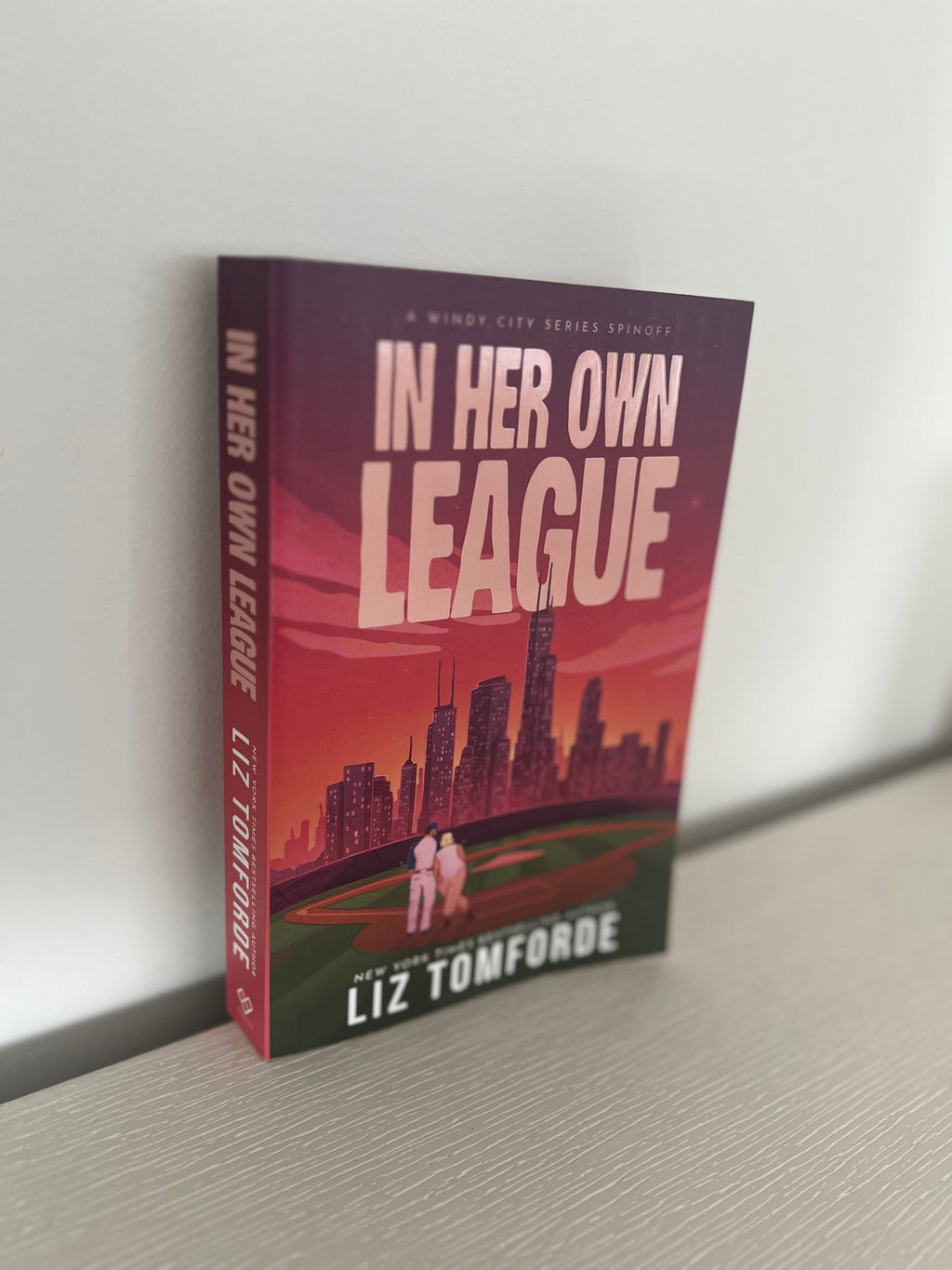 In Her Own League by Liz Tomforde special edition with sprayed edges