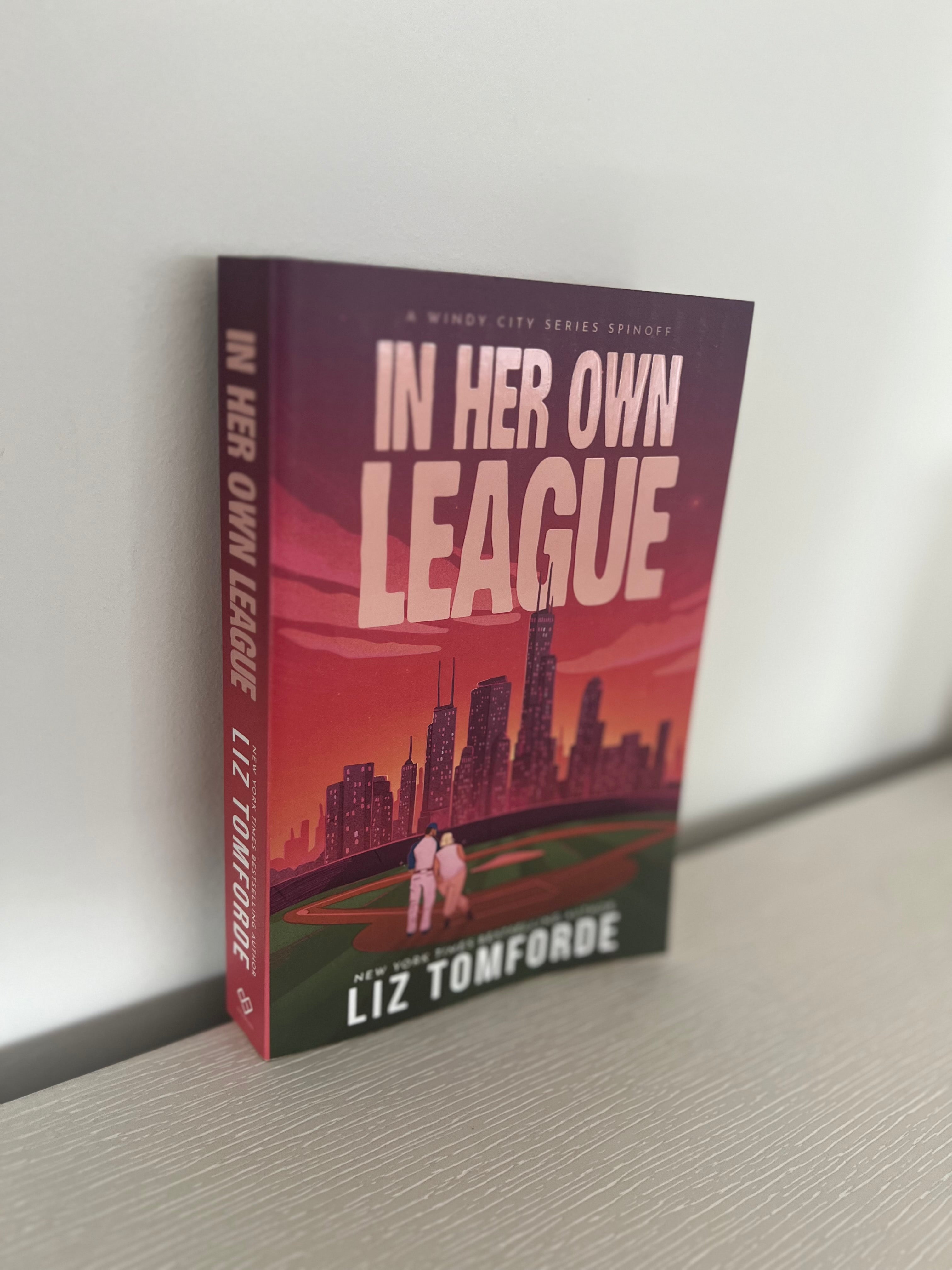 In Her Own League by Liz Tomforde special edition with sprayed edges