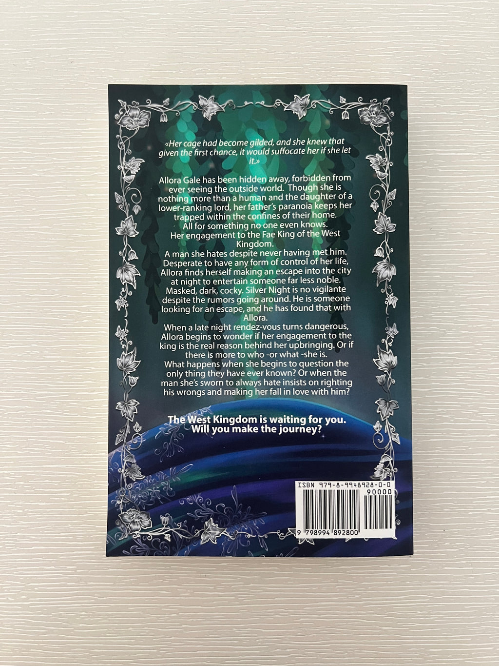 The Hidden Kingdom signed paperback by Jazmine Corey including character art & extras