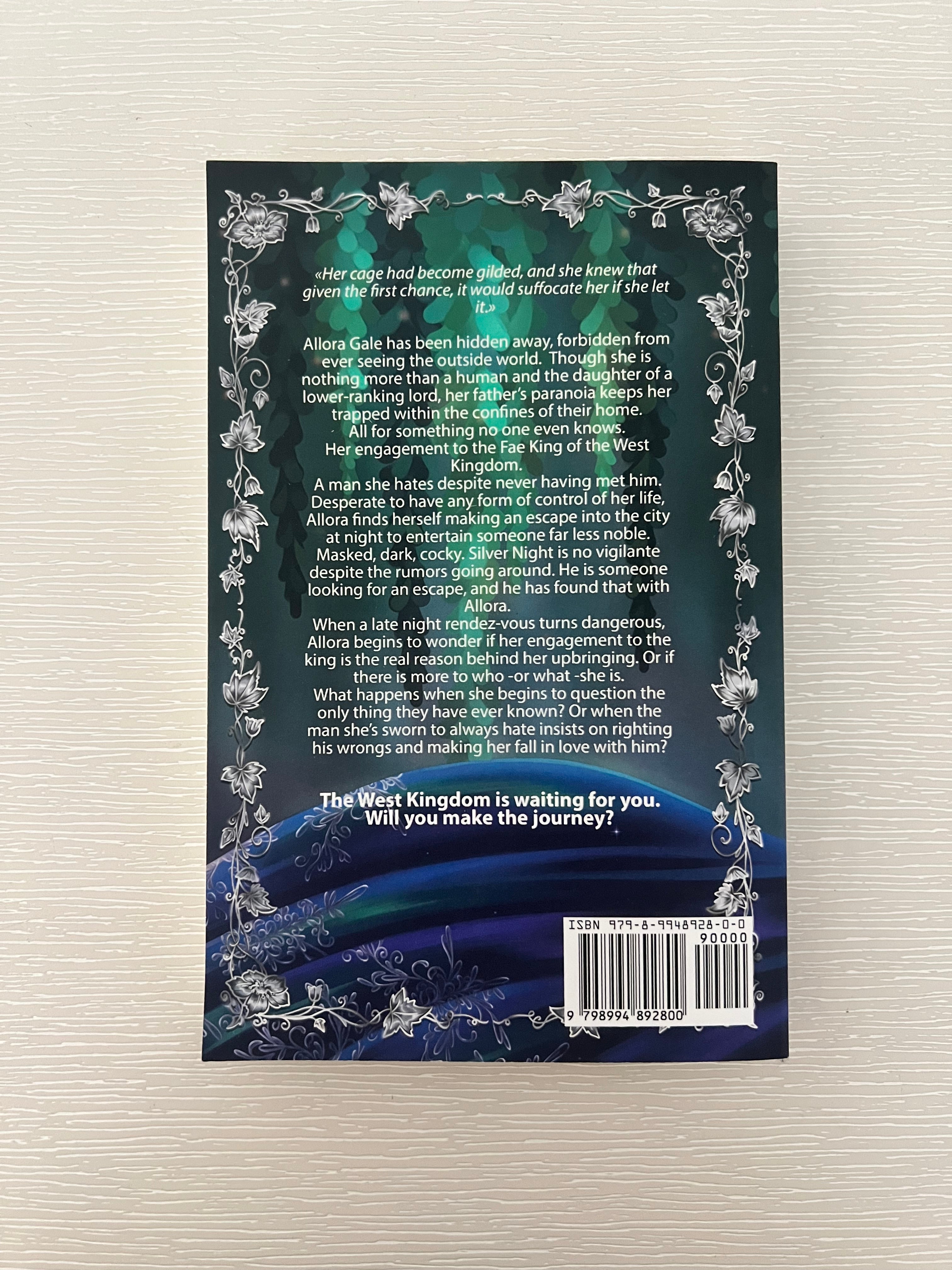 The Hidden Kingdom signed paperback by Jazmine Corey including character art & extras