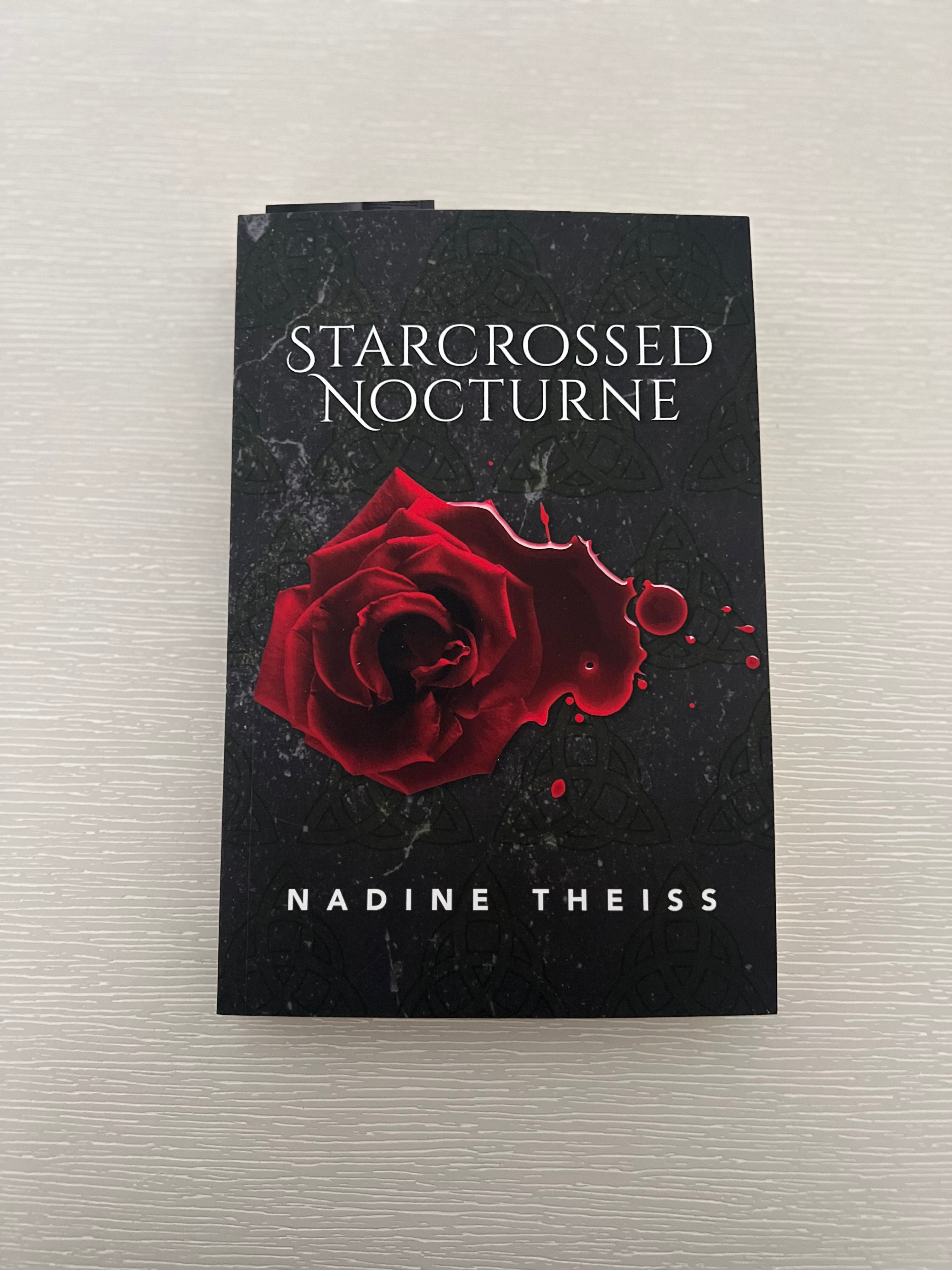 Starcrossed Nocturne by Nadine Theiss signed paperback with bookmark