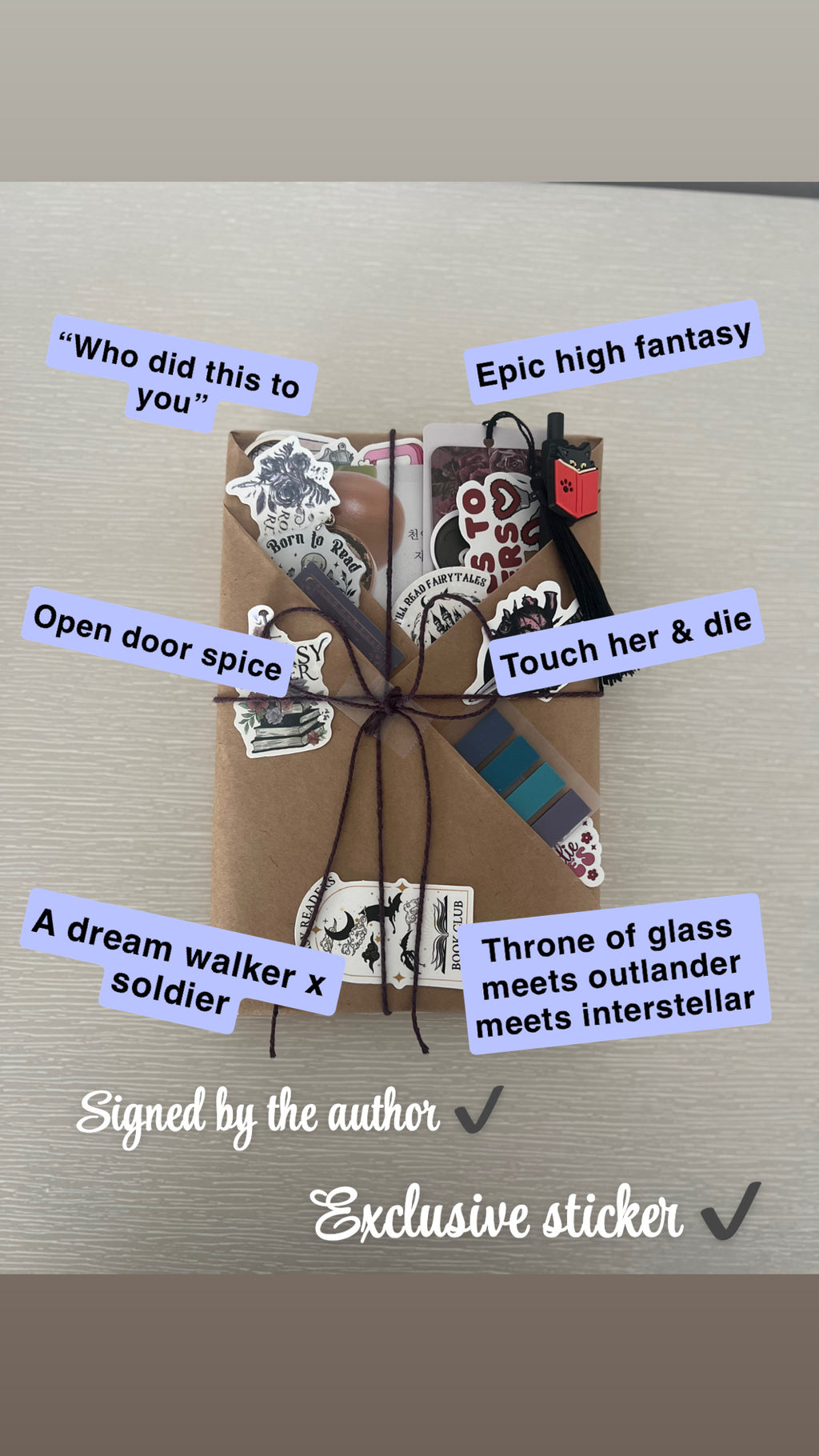 Epic romantasy Blind date with a book