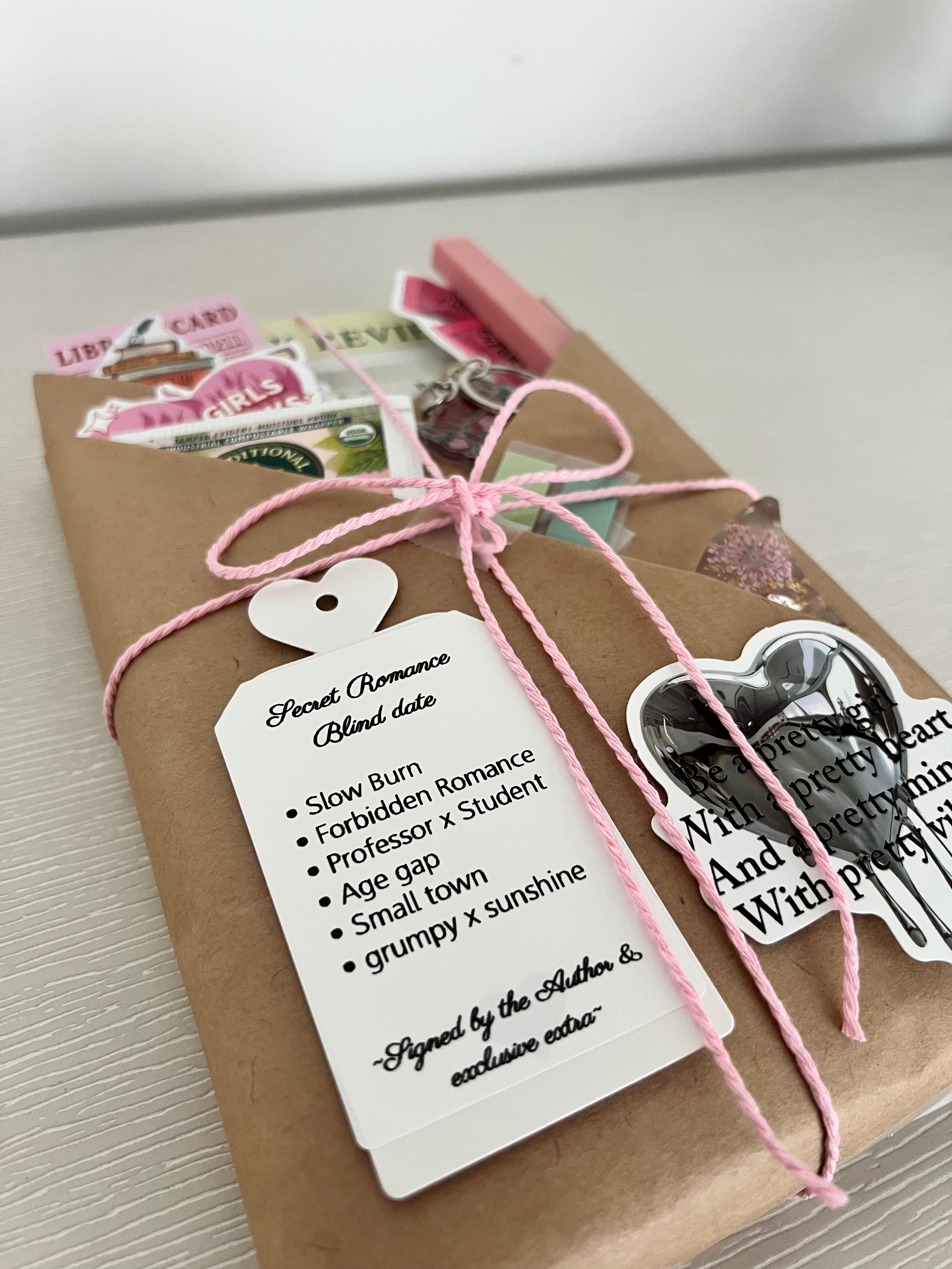 Secret romance blind date with a book