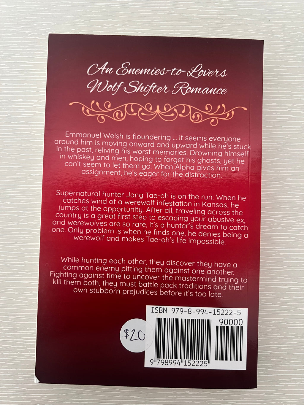 Hunter & the Hunted by Margot Primrose paperback with character art & extras